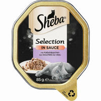 Produktbild von Sheba Selection Katzenfutter Kalb in Sauce 22x85g - 22 x 85 g