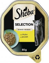 Sheba Selection Katzenfutter Stückchen in Sauce Huhn Adult 22 x 85 g - 22 x 85 g – Bild 1 von 6