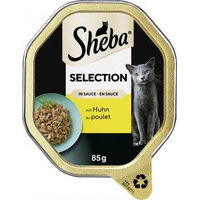 Produktbild von Sheba Selection Katzenfutter Stückchen in Sauce Huhn Adult 22 x 85 g - 22 x 85 g