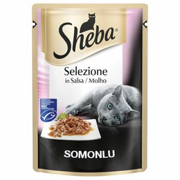 Sheba Selection Katzenfutter Stückchen in Sauce mit Lachs MSC 12 x 85 g - 85 g – Bild 1 von 5
