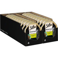Produktbild von Sheba Selection Schale Katzen Nassfutter Kaninchenhäppchen in Sauce für erwachsene Katzen 2 x 85g