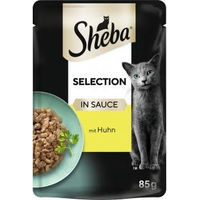 Produktbild von Sheba Selection Stückchen in Sauce Huhn Adult 28 x 85g - 12 x 85 g