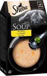 Sheba Soup Huhn Katzenfutter Adult 40x40g – Bild 1 von 3