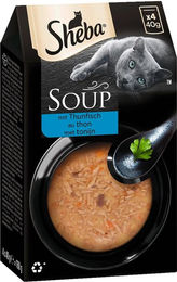 Sheba Soup Katzen-Nassfutter Thunfisch Adult 4x40g - 4 x 40 g – Bild 1 von 7