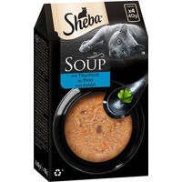 Produktbild von Sheba Soup Katzen-Nassfutter Thunfisch Adult 4x40g - 4 x 40 g