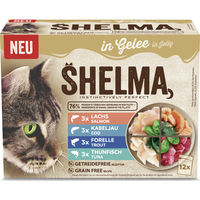 Produktbild von Shelma Katzennassfutter Fisch Multipack