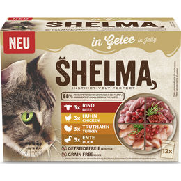 Shelma Katzennassfutter Fleisch Multipack – Bild 1 von 1