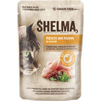 Produktbild von Shelma Nassenfutter Huhn in Soße für Katzen
