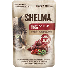 Shelma Nassenfutter mit Rind in Soße für Katzen – Bild 1 von 1