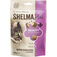 Produktbild von Shelma Pillows Beauty Katzenleckerli mit Huhn und Lachs