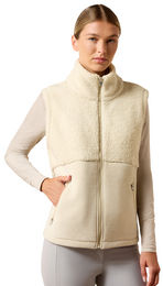 Sherpa Weste Full Zip Laviolette Lila Creme – Bild 1 von 1