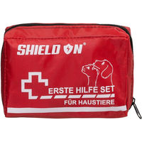 Produktbild von ShieldOn Erste Hilfe Set für Hunde und Katzen aus Nylon in Rot