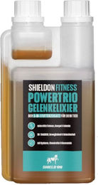 Produktbild von ShieldOn PowerTrio Gelenkelixier mit Hyaluron für Pferde 1000ml
