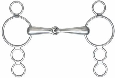 Shires 3-Ring-Pferdemaulkorb – Bild 1 von 1