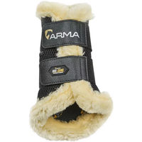 Produktbild von Shires ARMA OXI-Zone SupaFleece Bürstenstiefel Gamaschen für Pferde Cob Schwarz