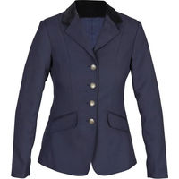 Produktbild von Shires Aston Reitjacke Damen aus Samt Marineblau Größe 44