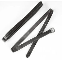 Produktbild von Shires Blenheim Steigbügelriemen aus Leder und Nylon Schwarz 1 x 48 Zoll
