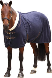 Shires Deluxe Standard Weidedecke Pferde Cooler Marineblau 198cm – Bild 1 von 1
