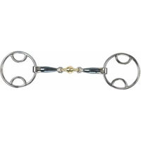 Produktbild von Shires Doppelt gebrochenes Gebiss mit Rauten aus Sweet Iron für Pferde 12,7 cm