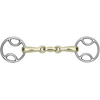 Produktbild von Shires Equestrian Pferdeziegel aus Messinglegierung mit Rautenmuster