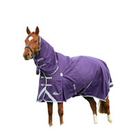 Produktbild von Shires Highlander Original 100 Combo-Kragen Pferdedecke Pflaume 198cm