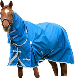Shires Highlander Original 200 Combo-Kragen Pferdedecke Blau 198cm – Bild 1 von 1