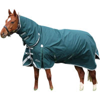 Produktbild von Shires Highlander Original 300 Combo-Kragen Pferdedecke Grün 183cm