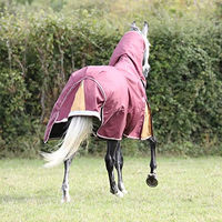 Produktbild von Shires Highlander Plus Pferdedecke aus Polyester in Kastanienbraun