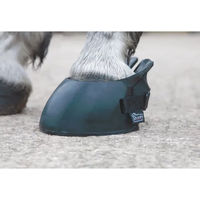 Produktbild von Shires Hufglocken aus Nylon Schwarz Größe L zum Schutz der Hufsohle