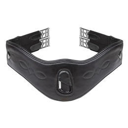 Shires Lusso Anatomischer Gurt aus Leder Schwarz 96,5 cm – Bild 1 von 2