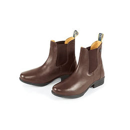 Shires Moretta Alma Jodhpurstiefel aus Kunstleder für Kinder und Erwachsene in Schwarz und Braun Größe 38 EU – Bild 1 von 3