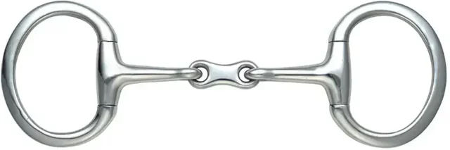 Shires Olivenkopftrense Gebiss aus Edelstahl in Silber 12,5 cm – Bild 1 von 1