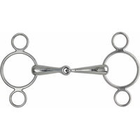 Produktbild von Shires Pferdemundstück mit 2 Ringen und hohlem Kern
