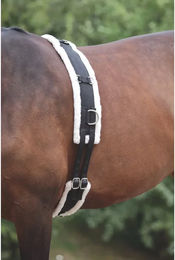 Shires Pferdesattel mit Fleecepolsterung – Bild 1 von 1