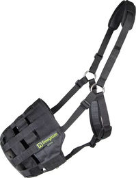 Shires Pony Maulkorb aus Nylon in Schwarz – Bild 1 von 2