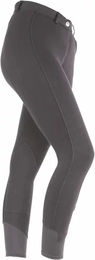 Shires SaddleHugger Reithose für Damen mit Mid Grip in Schwarz – Bild 1 von 2