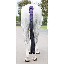 Shires Schweifschoner mit Tasche gepolstert hellblau – Bild 1 von 3
