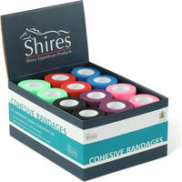 Produktbild von Shires Selbstklebende Bandagen für Pferde, atmungsaktiv und bunt, 12 Stück, 10 cm