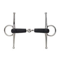 Produktbild von Shires Weichgummi-Knebel-Trense Schwarz 5.5 Zoll