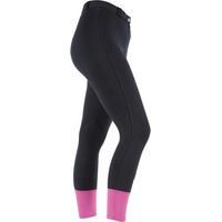 Produktbild von Shires Wessex Strickreithose für Mädchen aus Baumwolle Schwarz 9/10 Jahre