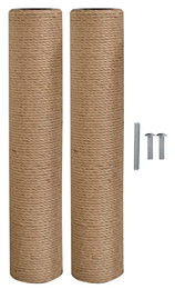 Shunwige Ersatz-Kratzsäule für Katzenbäume mit Seil, Braun, 40,5 cm – Bild 1 von 3