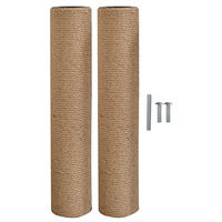 Produktbild von Shunwige Ersatz-Kratzsäule für Katzenbäume mit Seil, Braun, 40,5 cm