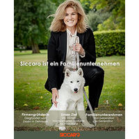 Produktbild von Siccaro Sealines Hundehalsband Schwarz-Orange Größe S