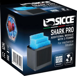 Produktbild von Sicce Shark PRO Filtermodul Set mit 3 blauen Schwämmen für Fische