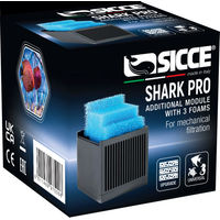 Produktbild von Sicce Shark PRO Filtermodul Set mit 3 blauen Schwämmen für Fische