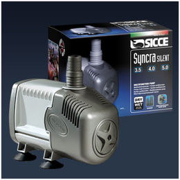 Produktbild von Sicce Synchra Silent 5.0 Strömungspumpe für Teich und Aquarien mit 105 Watt und 5000 Liter/Std.