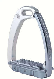 Sicherheitssteigbügel Tech Stirrups Venice für Kinder mit Swarovski Verzierungen in Silber – Bild 1 von 1