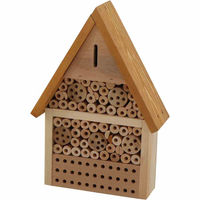 Produktbild von Siena Garden Bienenhaus Prag Insektenhotel aus Holz braun/natur 26 x 38 x 9 cm