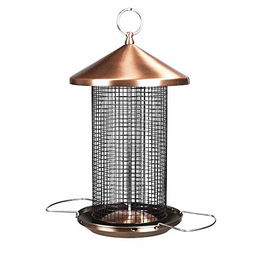 Siena Garden Futtersäule für Vögel aus Metall in Kupfer – Bild 1 von 13