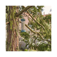 Produktbild von Siena Garden Futtersäule Premium Line aus Kunststoff für Nüsse in Grün Ø 9 x 24 cm
